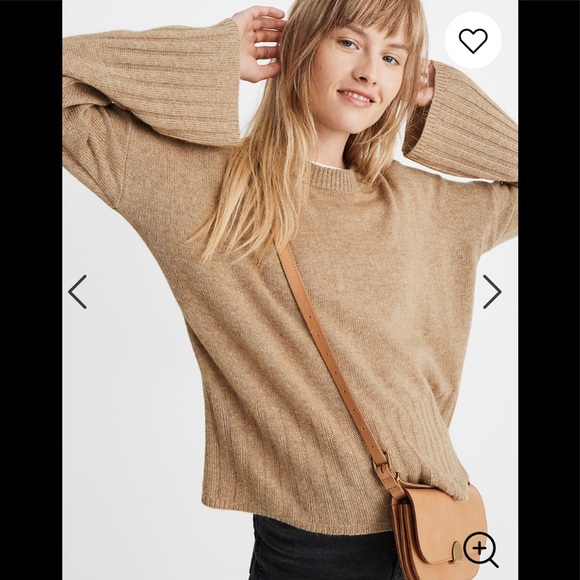 Madewell Sweaters - Madewell Ayres Wide-Sleeve Pullover Sweater